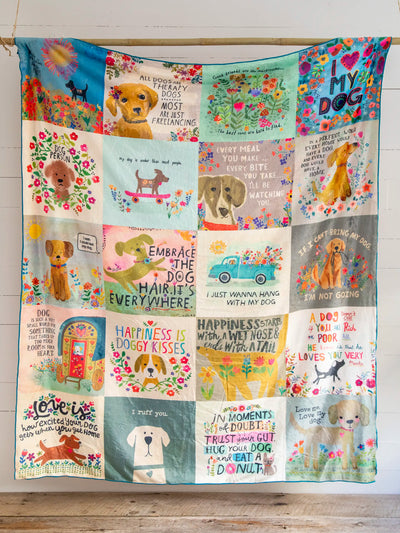 XL Double-Sided Cozy Blanket - Dog Lover-view 2