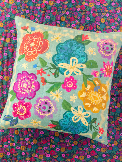 Bungalow Reversible Euro Sham - Love Is The Answer-view 1