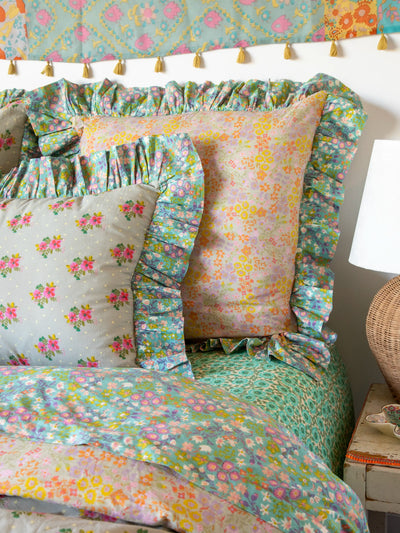 Ruffle Reversible Euro Sham - Nora-view 2