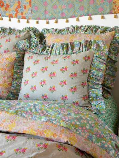 Ruffle Reversible Shams, Set of 2 - Nora-view 2