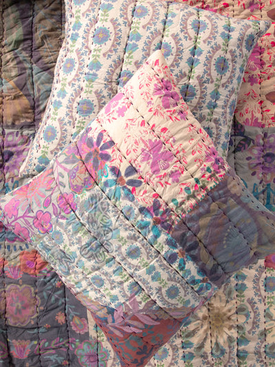 Bungalow Reversible Cotton Euro Sham - Luna-view 1