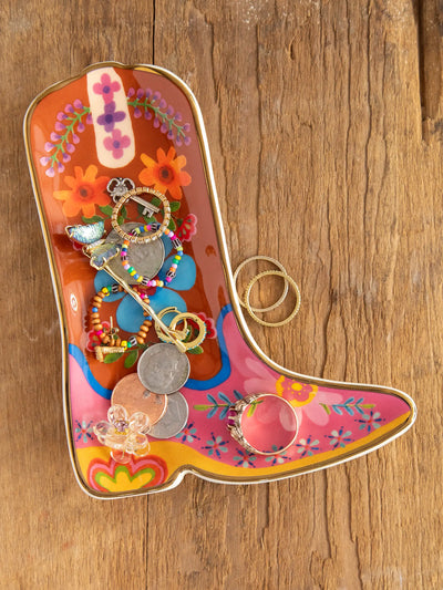 Shaped Ceramic Trinket Dish - Boot-view 2