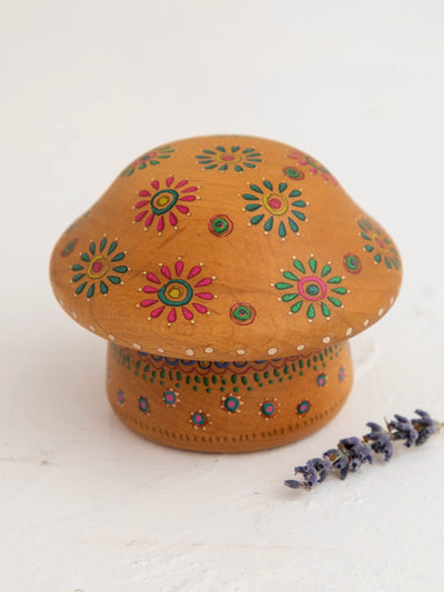 Shaped Wooden Treasure Box - Mushroom-view 2