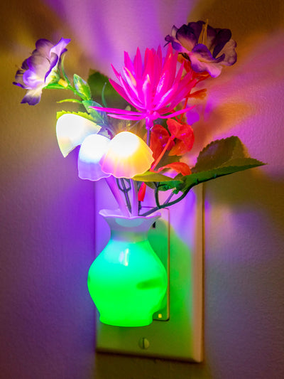 LED Night Light - Floral Multi-view 1