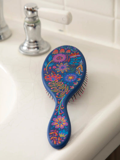 Wet / Dry Detangling Hairbrush - Navy-view 2