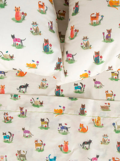Sooo Soft Cotton Sheet Set - Cat-view 1
