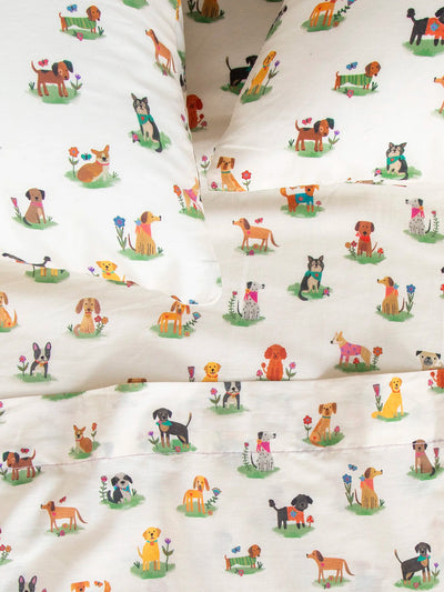 Sooo Soft Cotton Sheet Set - Dog-view 1