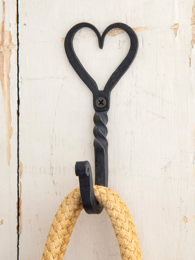 Iron Wall Hook - Heart-view 2