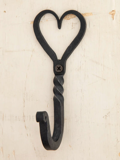 Iron Wall Hook - Heart-view 1